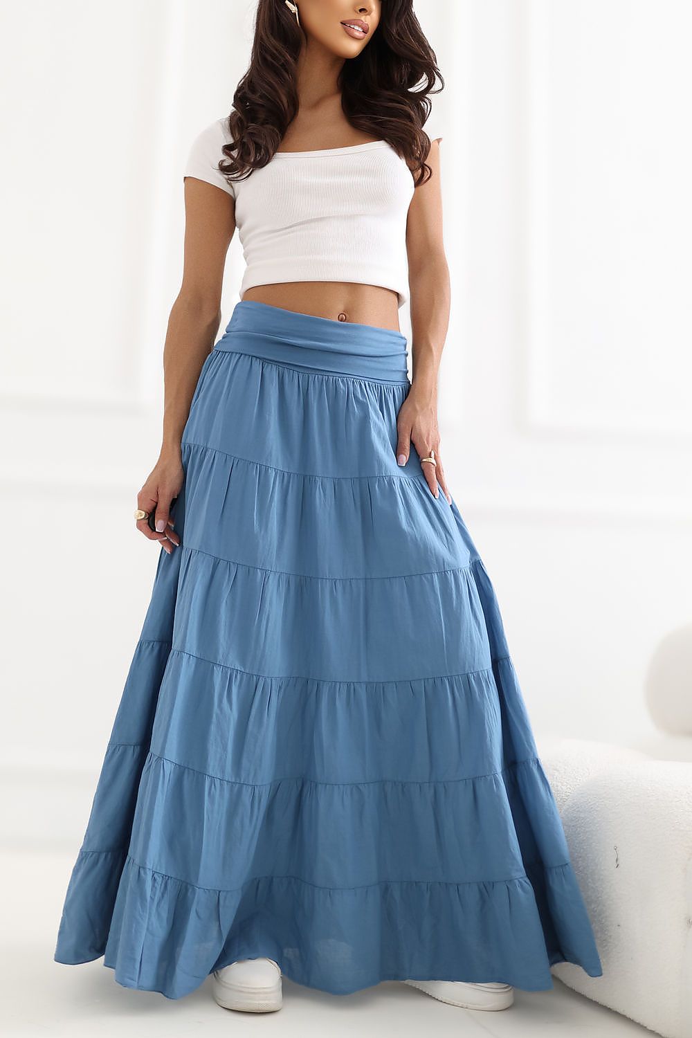 Long skirt model 229475 Italy Moda