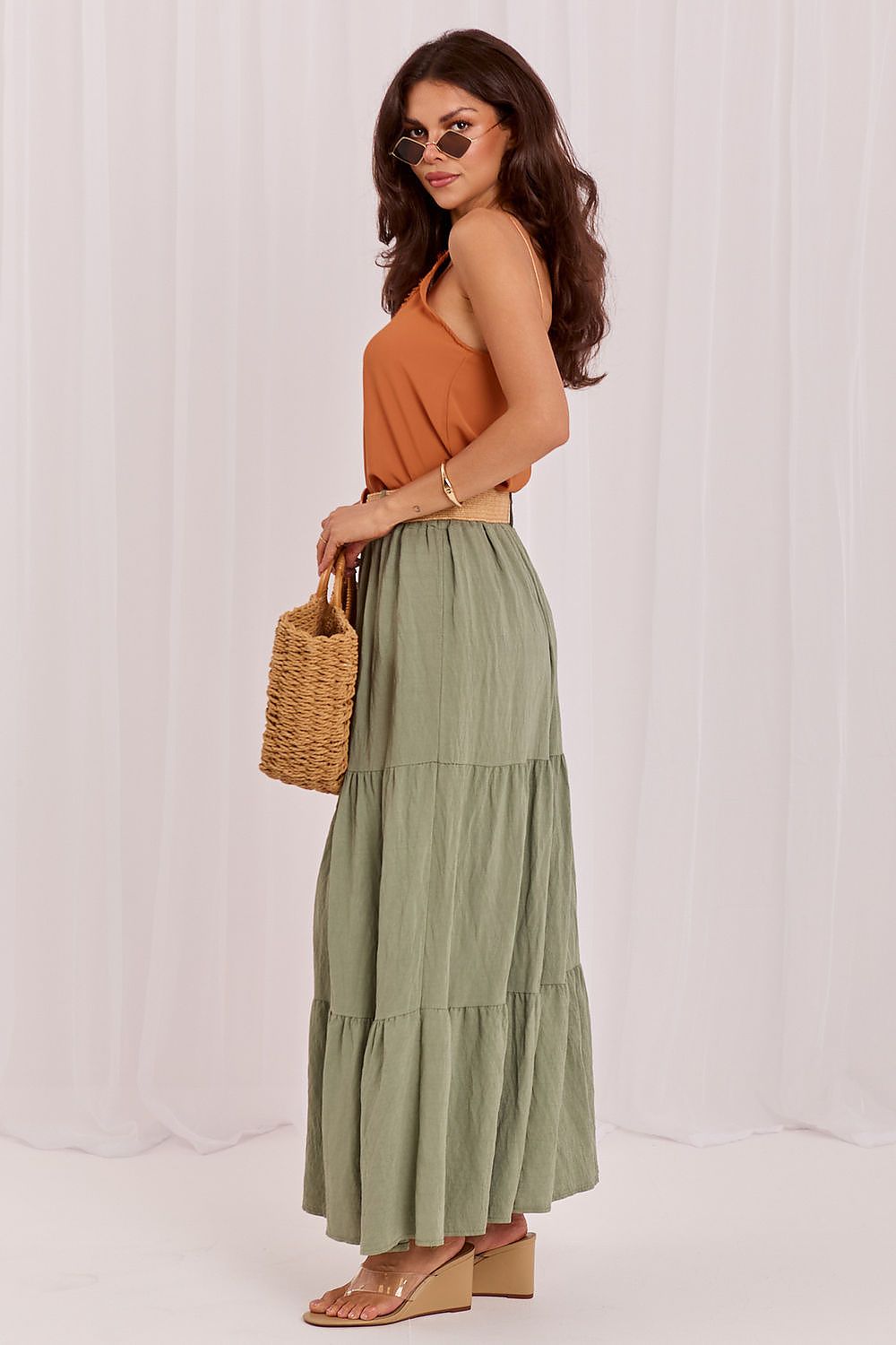 Long skirt model 229813 Italy Moda