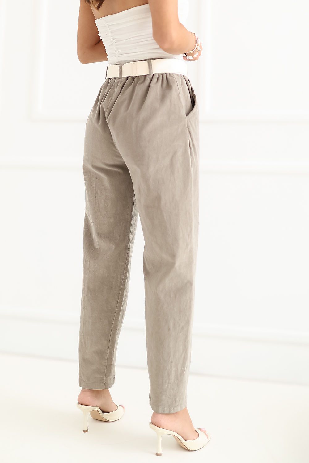 corduroy trousers model 230168 Italy Moda