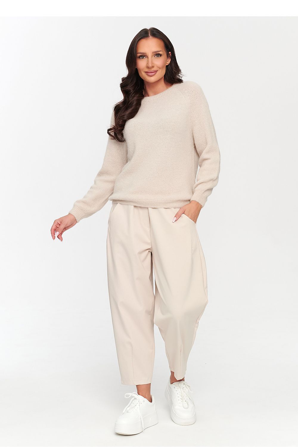 Jumper model 230854 Makadamia