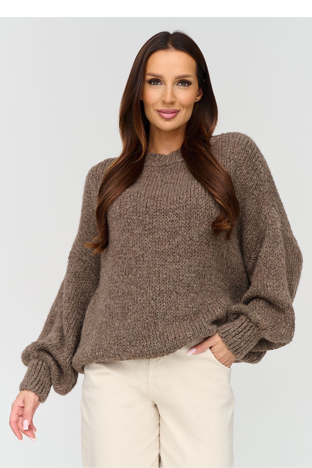 Jumper model 231986 Makadamia