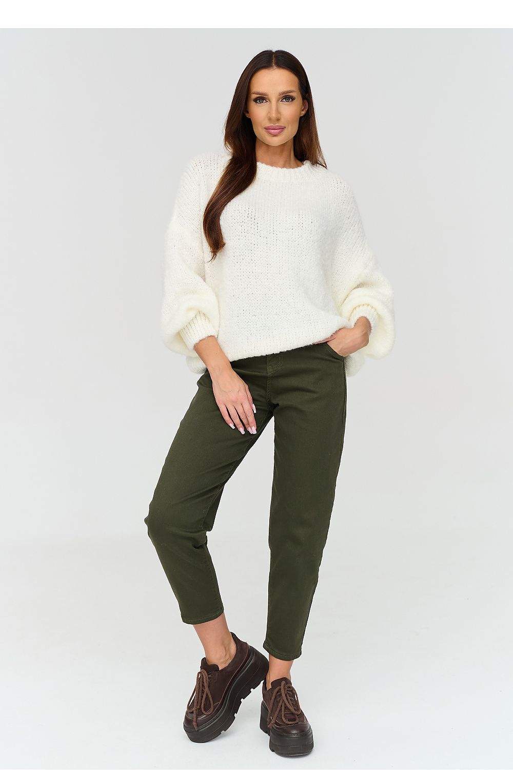 Jumper model 231988 Makadamia