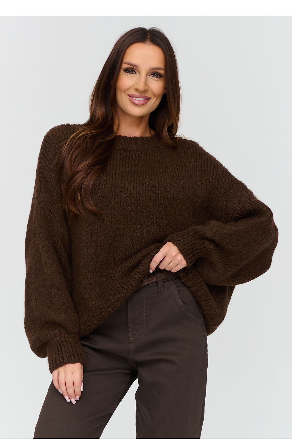 Jumper model 231989 Makadamia
