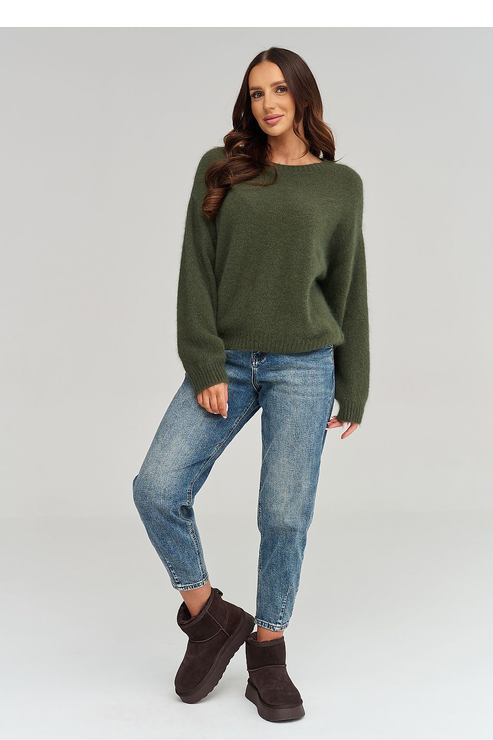 Jumper model 232009 Makadamia