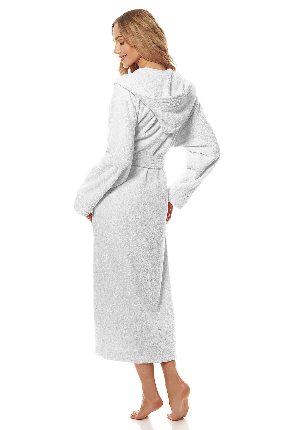 Long bathrobe model 152619 L&L collection