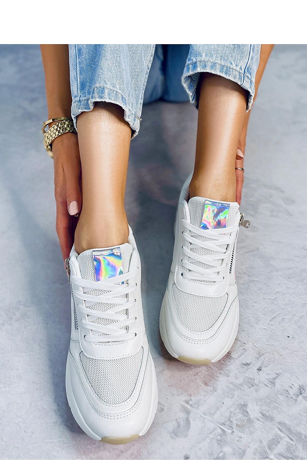 Wedge heel sneakers model 178827 Inello