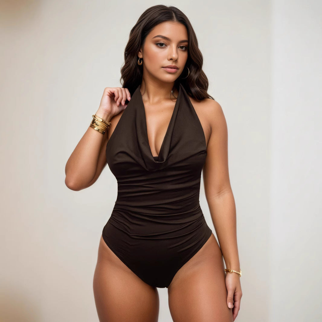 Fashion Women's Sexy Slim-fit Backless Jumpsuit