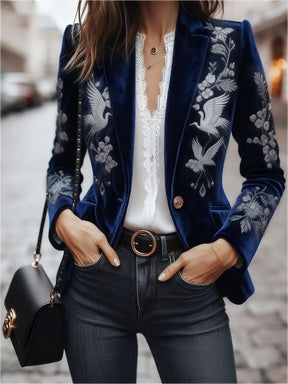 Casual Retro Stand Collar Coat