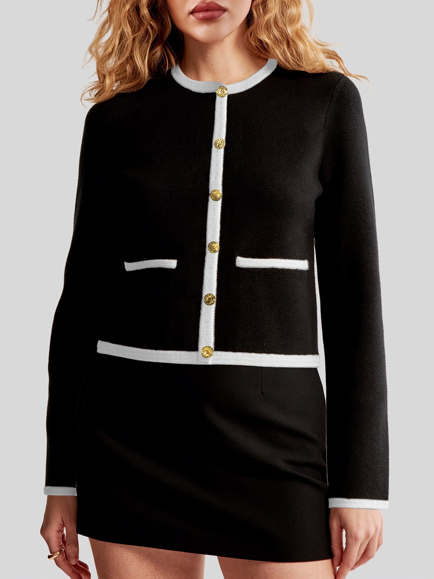 Women's Knit Cardigan Sweaters Spring Fashion Long