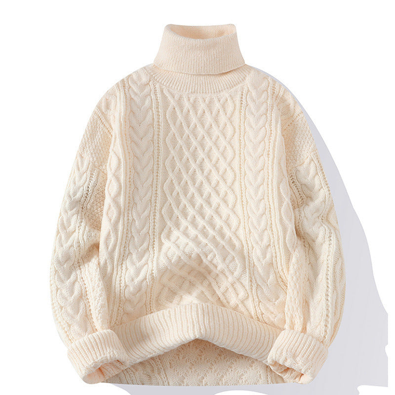 Sleek High Neck Sweater With A Minimalist Design