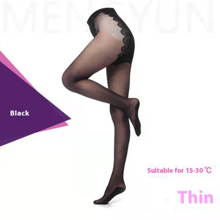 Medias de seda de corte arbitrario, pantimedias resistentes a enganches para mujer, invisibles ultrafinas de verano