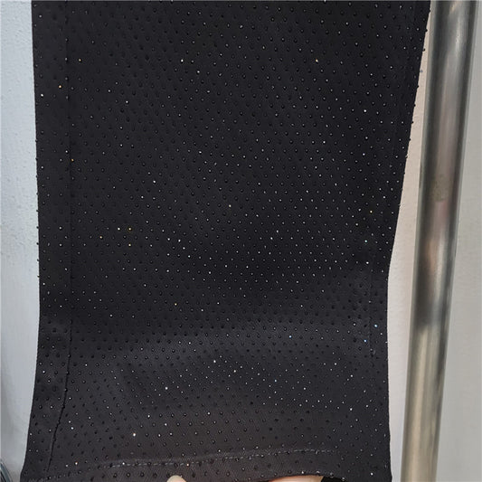 Autumn New Slimming And Straight Casual Rhinestone Jeans