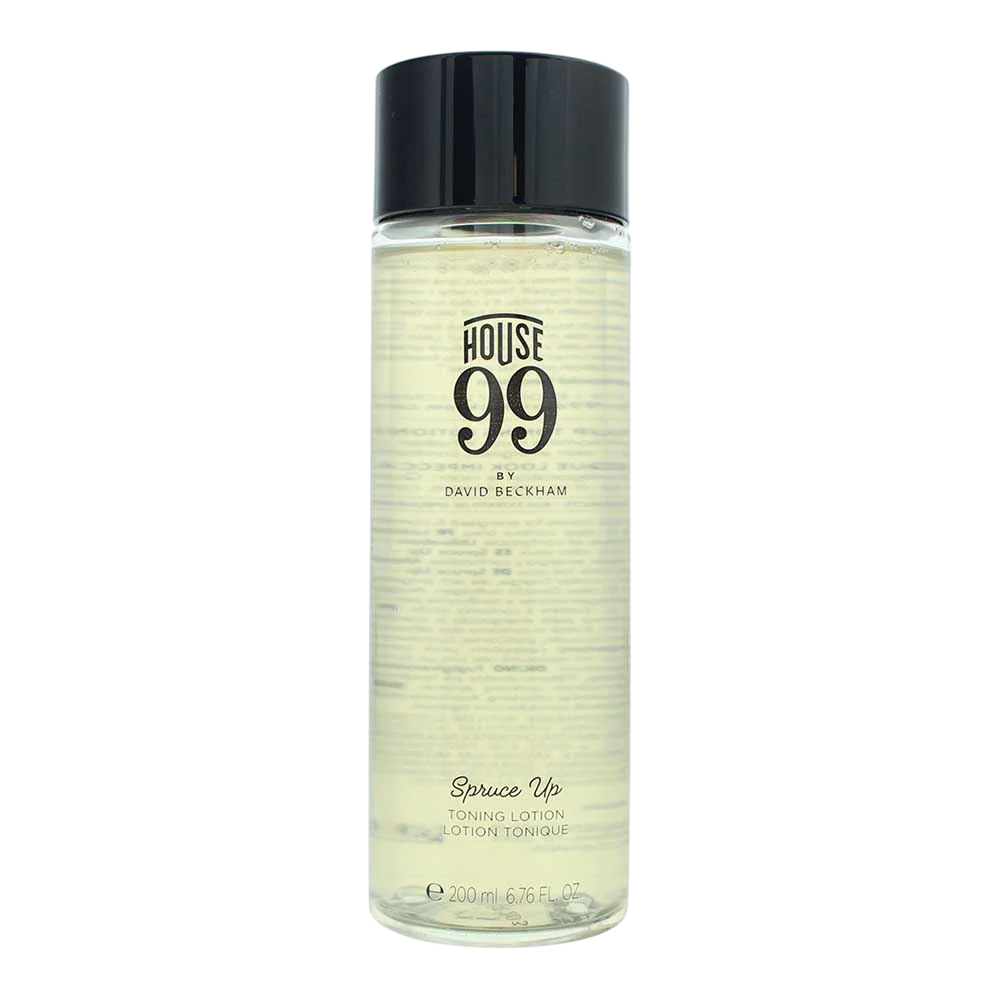 David Beckham, House 99 Spruce Up, Aqua, Revitalising, Tonic Lotion, For Face & Neck, 200 ml