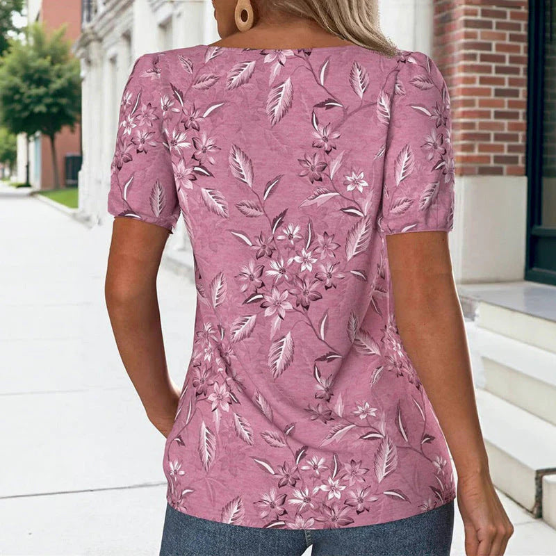 Women's Clothing Casual Print Top