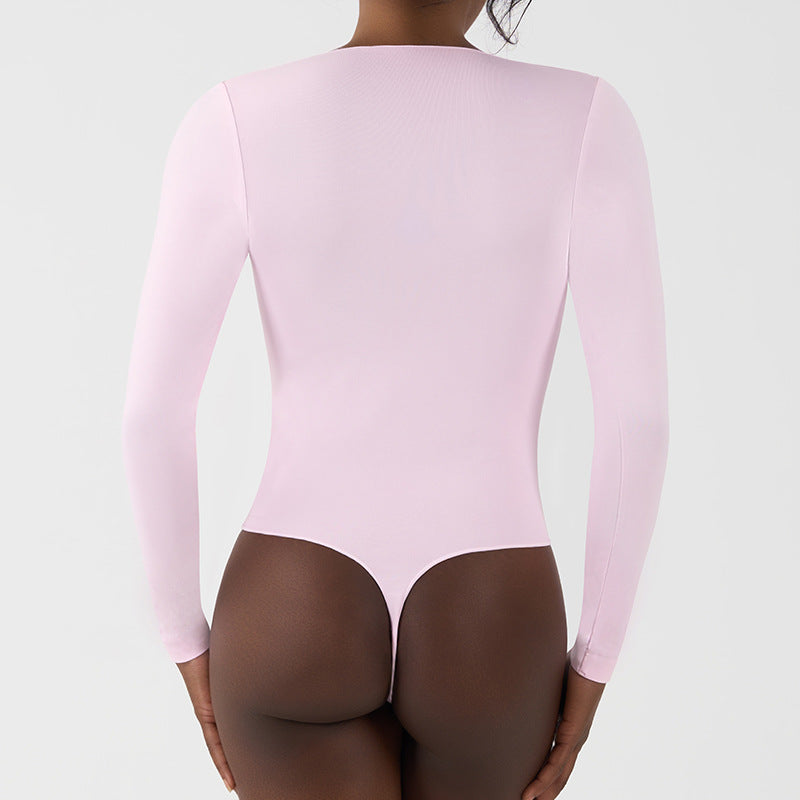 Seamless High Elastic Frayed Soft Jumpsuit