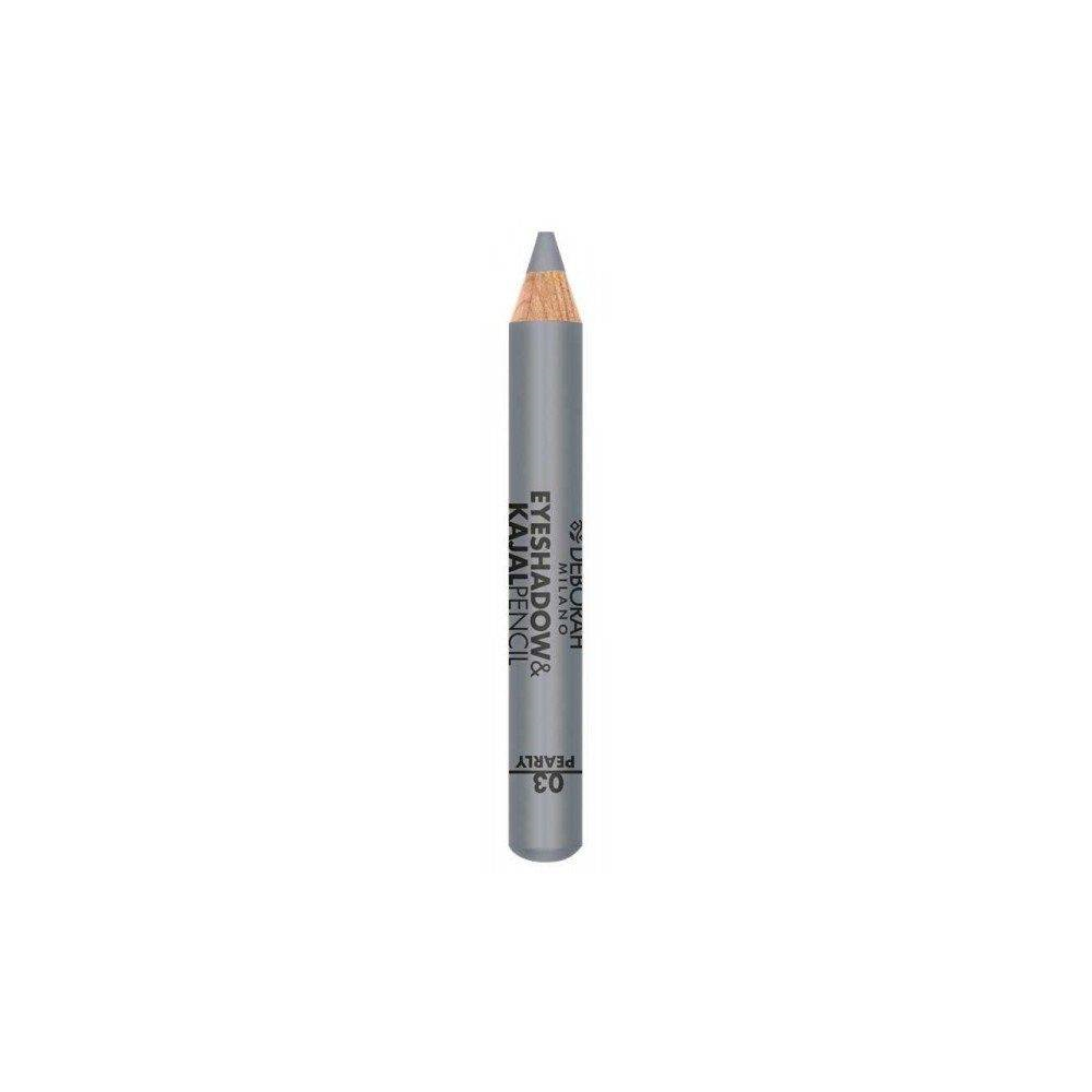 Deborah, Deborah, Blending, Eyeshadow & Kajal Eyeliner 2-In-1, 3, Silver, 2 g *Tester