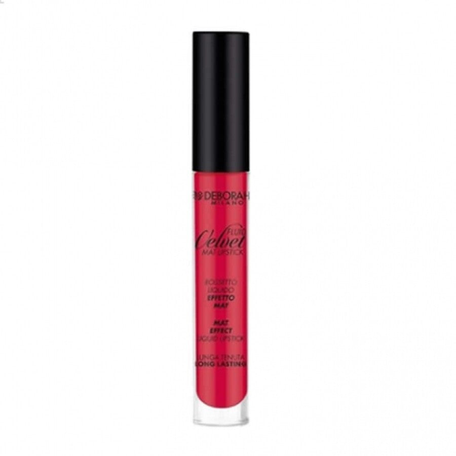 Deborah, Fluid Velvet, Matte, Liquid Lipstick, 07, Fire Red, 4.5 g
