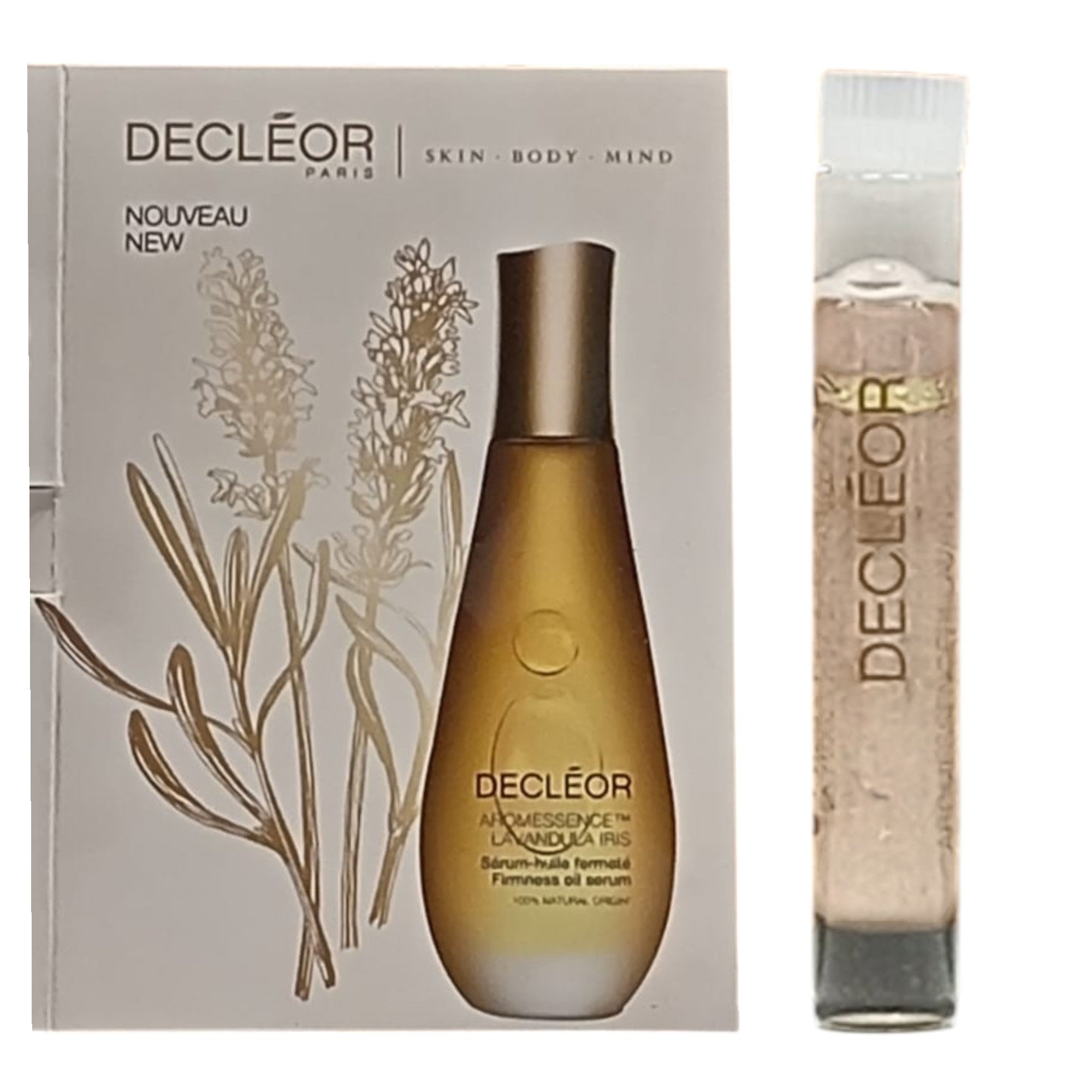Decleor, Aromessence Lavender Fine, Essential Oils, Rejuvenating, Morning, Oil, For Face & Eyes, 1 ml *Sample