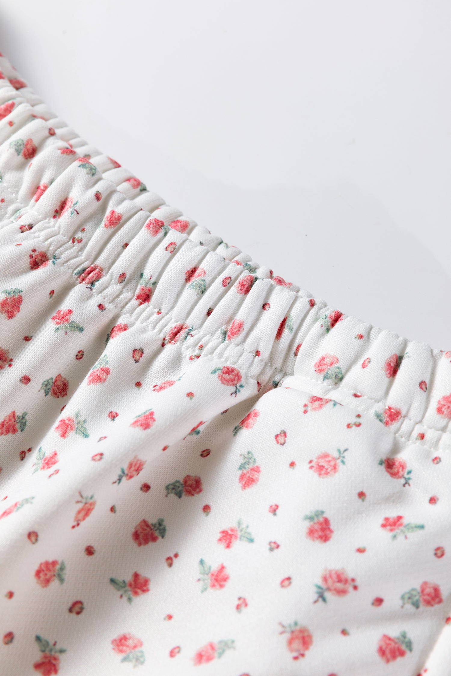 Pink Floral Print Kangaroo Pocket Hoodie Sheath Sweatpants Set