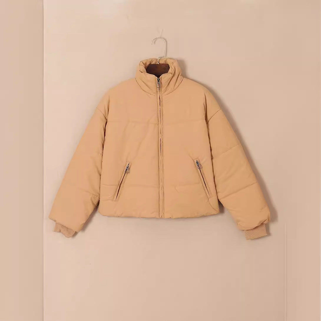 Lapel Warm Long Sleeves Coat For Women