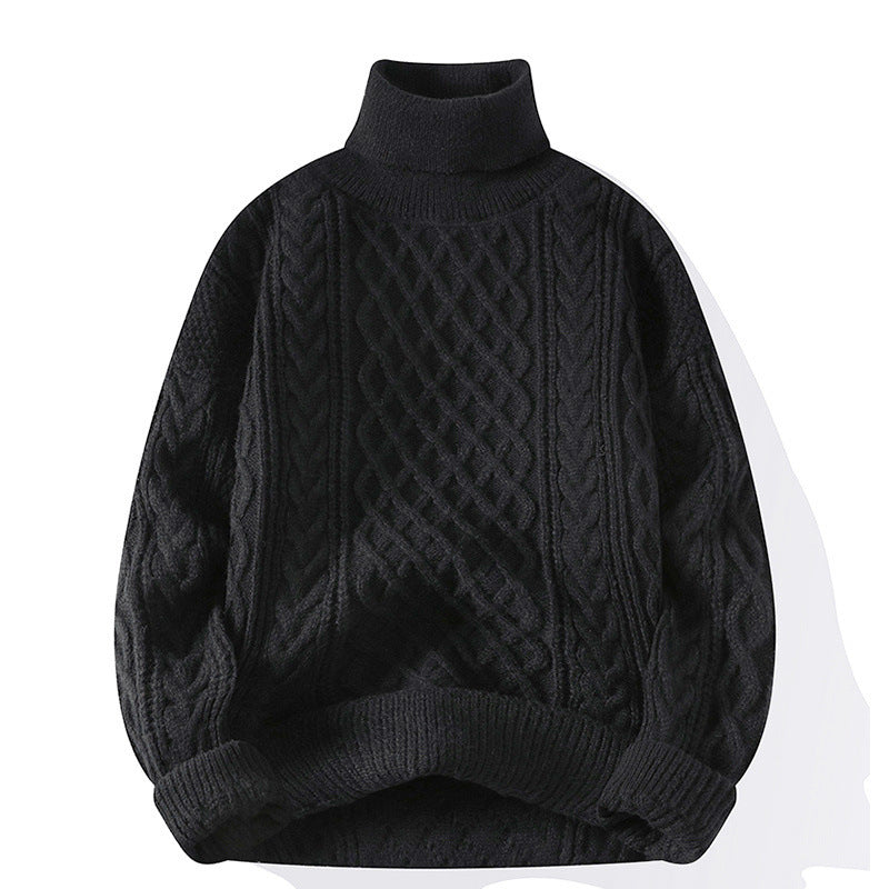 Sleek High Neck Sweater With A Minimalist Design