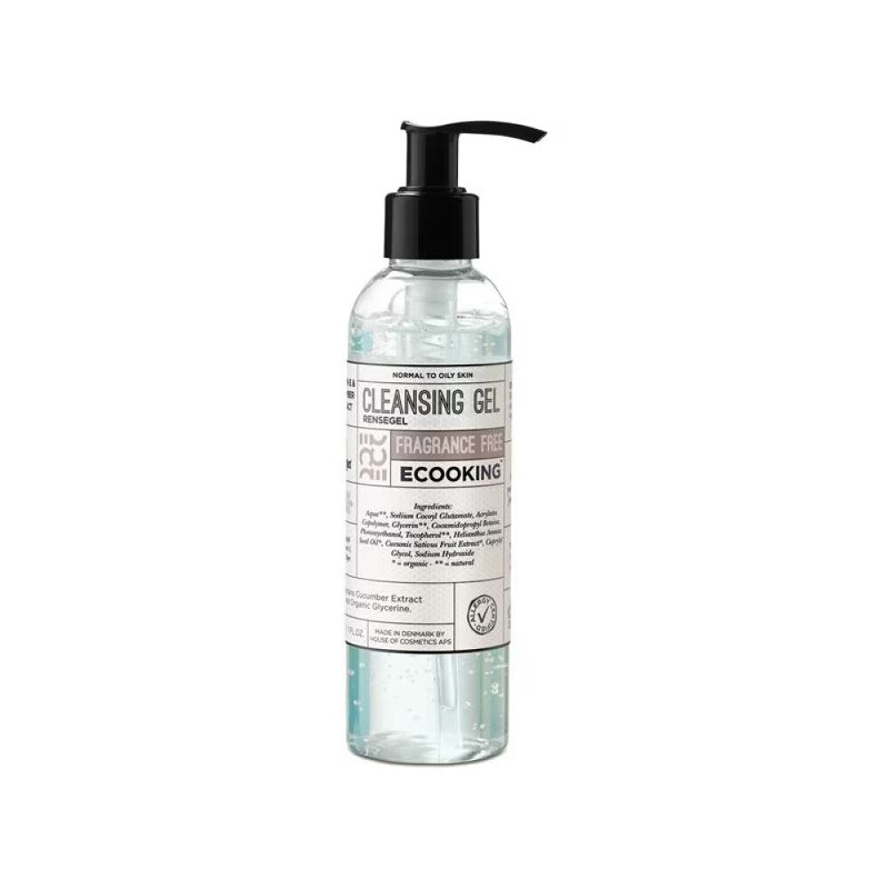 Ecooking, Ecooking, Glycerin, Cleansing and Hydrating, Cleansing Gel, For Face, 200 ml *Tester