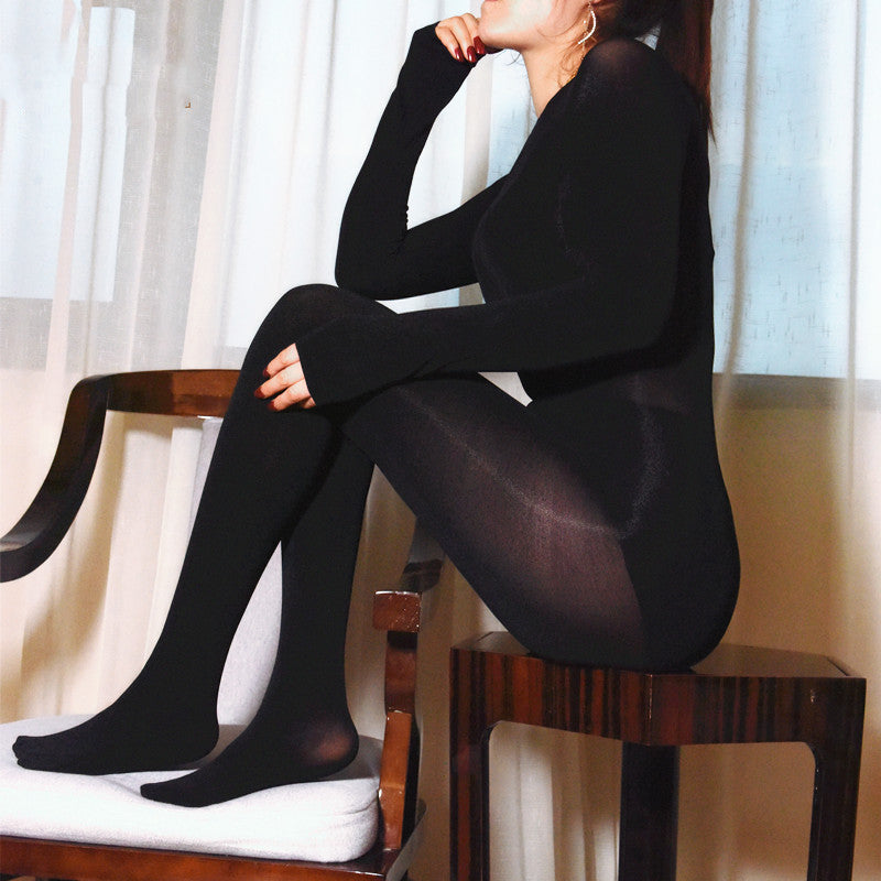 Women's 120D Velvet Tight Body Stockings