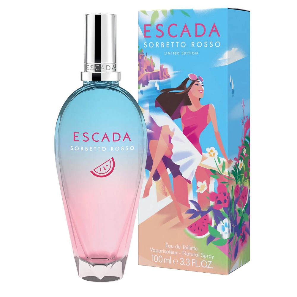 Escada, Summer Limited Edition - Sorbetto Rosso, Eau De Toilette, For Women, 100 ml