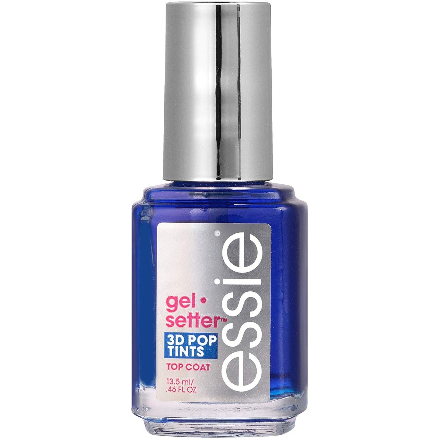 Essie, Gel Setter, Top Coat, Nail Strengthening Lacquer, Blue, 13.5 ml