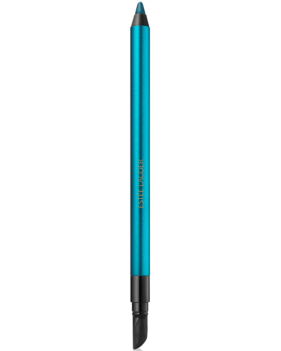 Estee Lauder, Double Wear 24H, Paraben-Free, Waterproof, Double-Ended, Long Lasting, Gel Pencil Eyeliner, Turquoise, 1.2 g