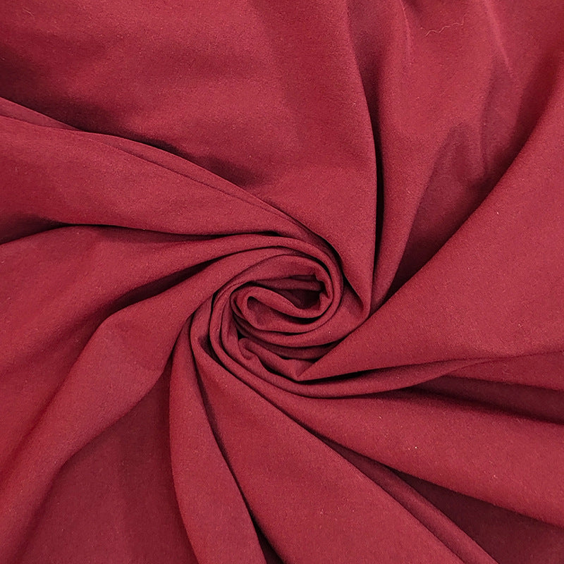 Spring New Womens Loose Long-Sleeve Red Dress