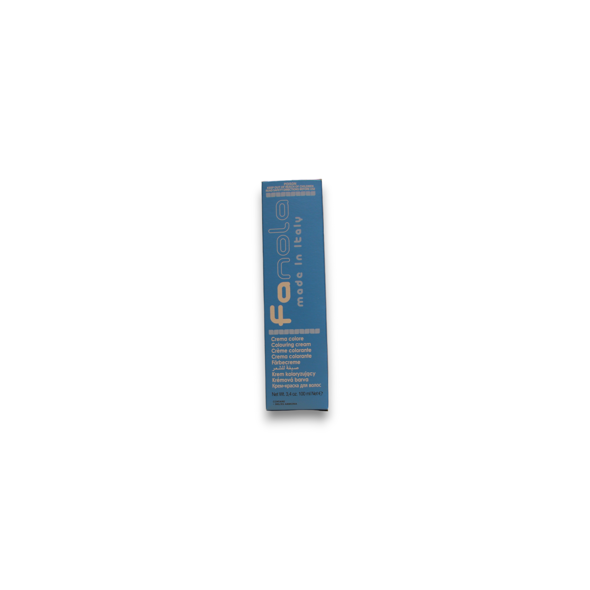 Fanola, Crema Colore, Permanent Hair Dye, 7.1 Blonde Ash, 100 ml
