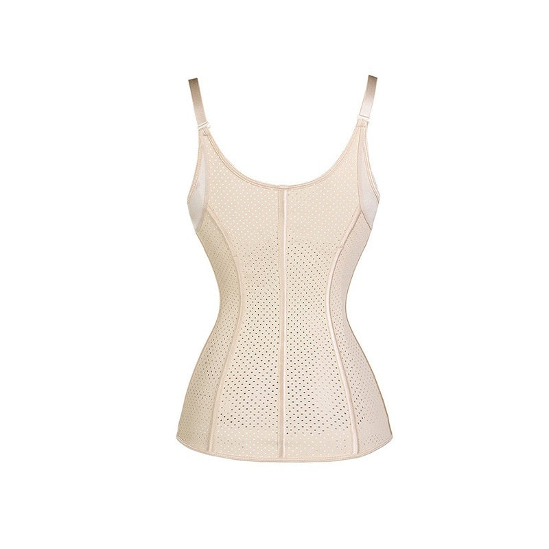 Belly Contracting And Close-fitting Top Rubber Waistband Corset