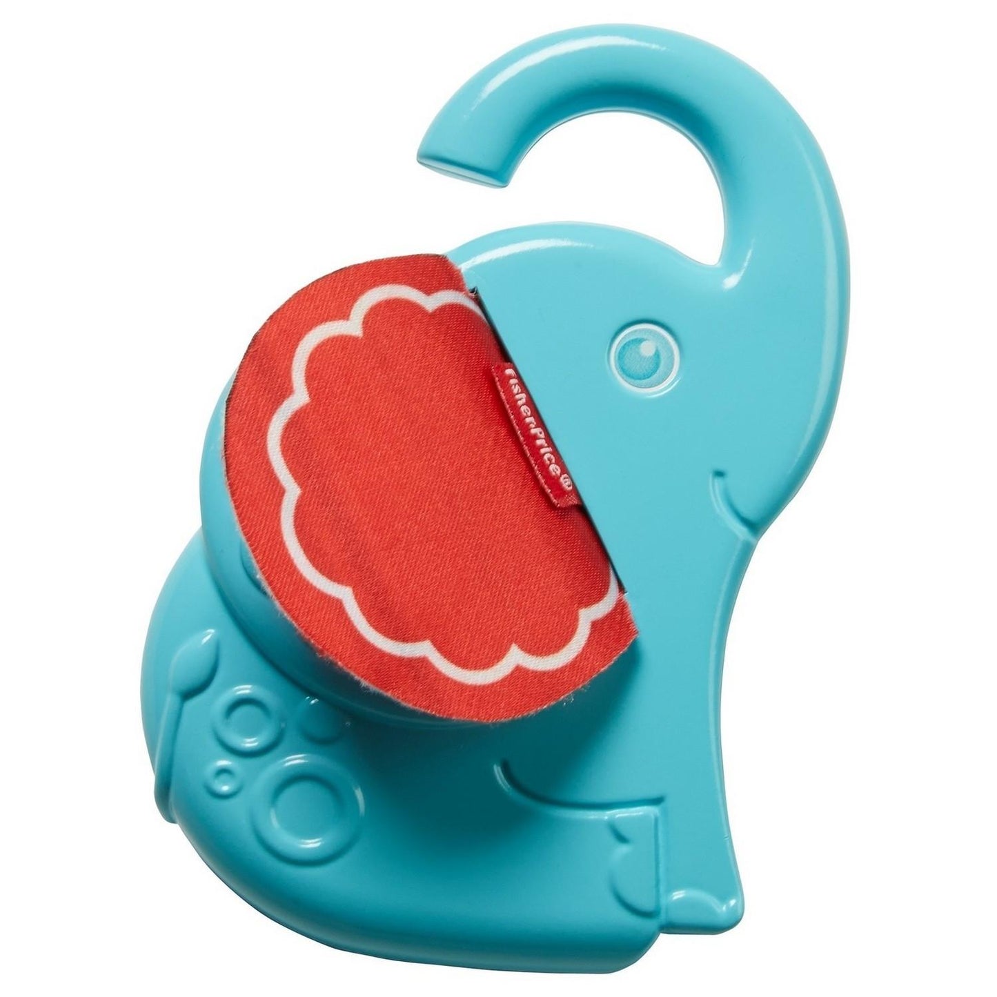 Fisher Price, Elephant Peek, Play Mirror With Hands-On Activities, Rattles With Teething Toy 2-In-1 , Unisex, 3+ months
