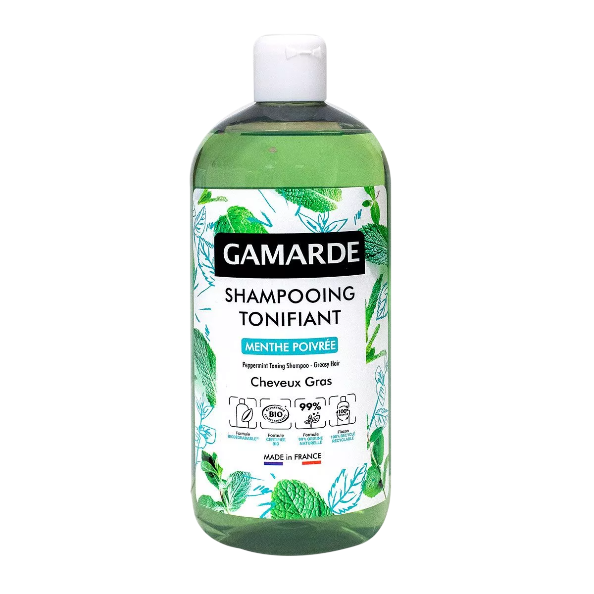 Gamarde, Bio, Mint, Hair Shampoo, Toning, 500 ml