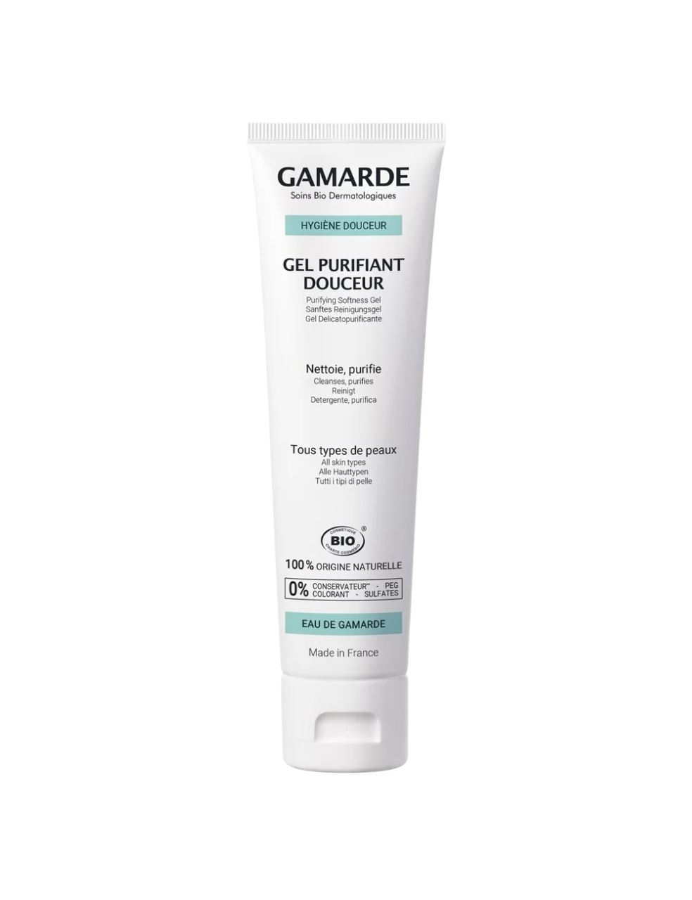 Gamarde, Gamarde, Bio, Purifying, Cleansing Gel, Face, 100 ml