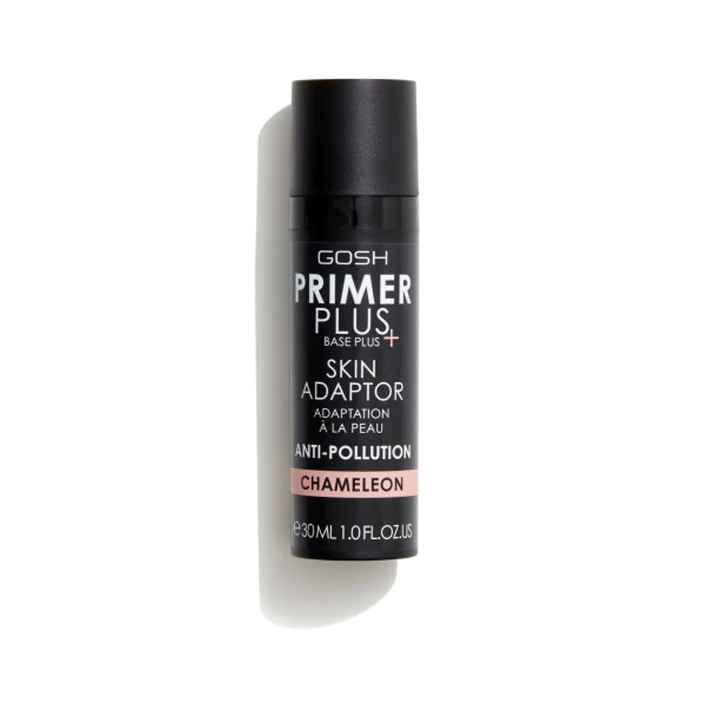Gosh, Primer Plus Skin Adaptor, Vegan, Anti-Pollution, Liquid Foundation, Chameleon, 30 ml