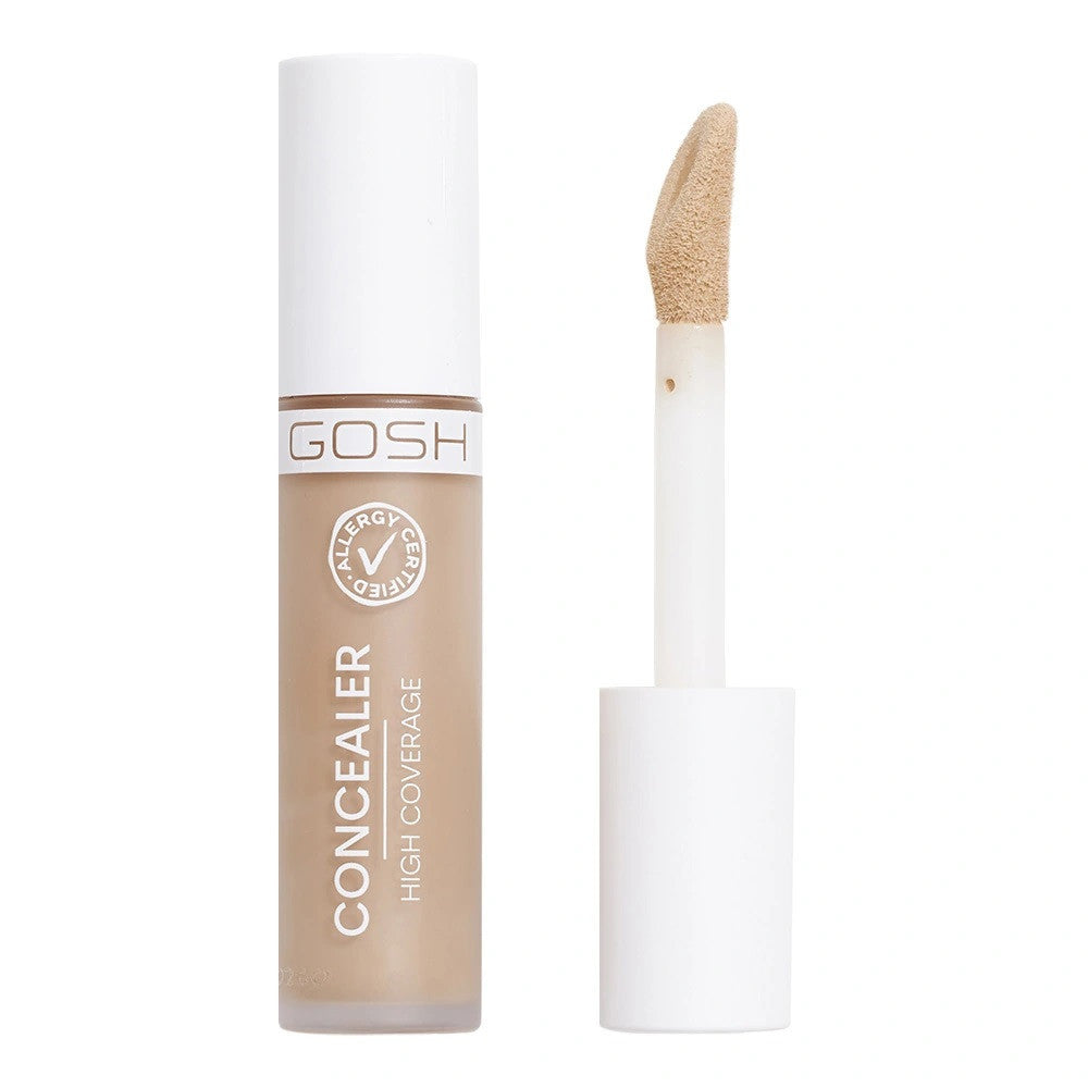 Gosh, Gosh, High Coverage, Liquid Concealer, 004, Natural, 6 ml