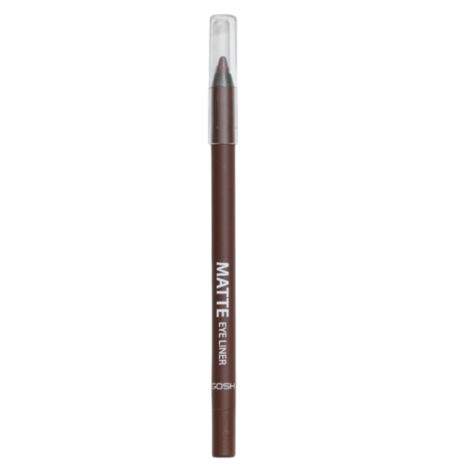 Gosh, Matte Eye Liner, Vegan, Eyeliner, Kohl Kajal Eyeliner, 015, Mahogany, 1.2 g