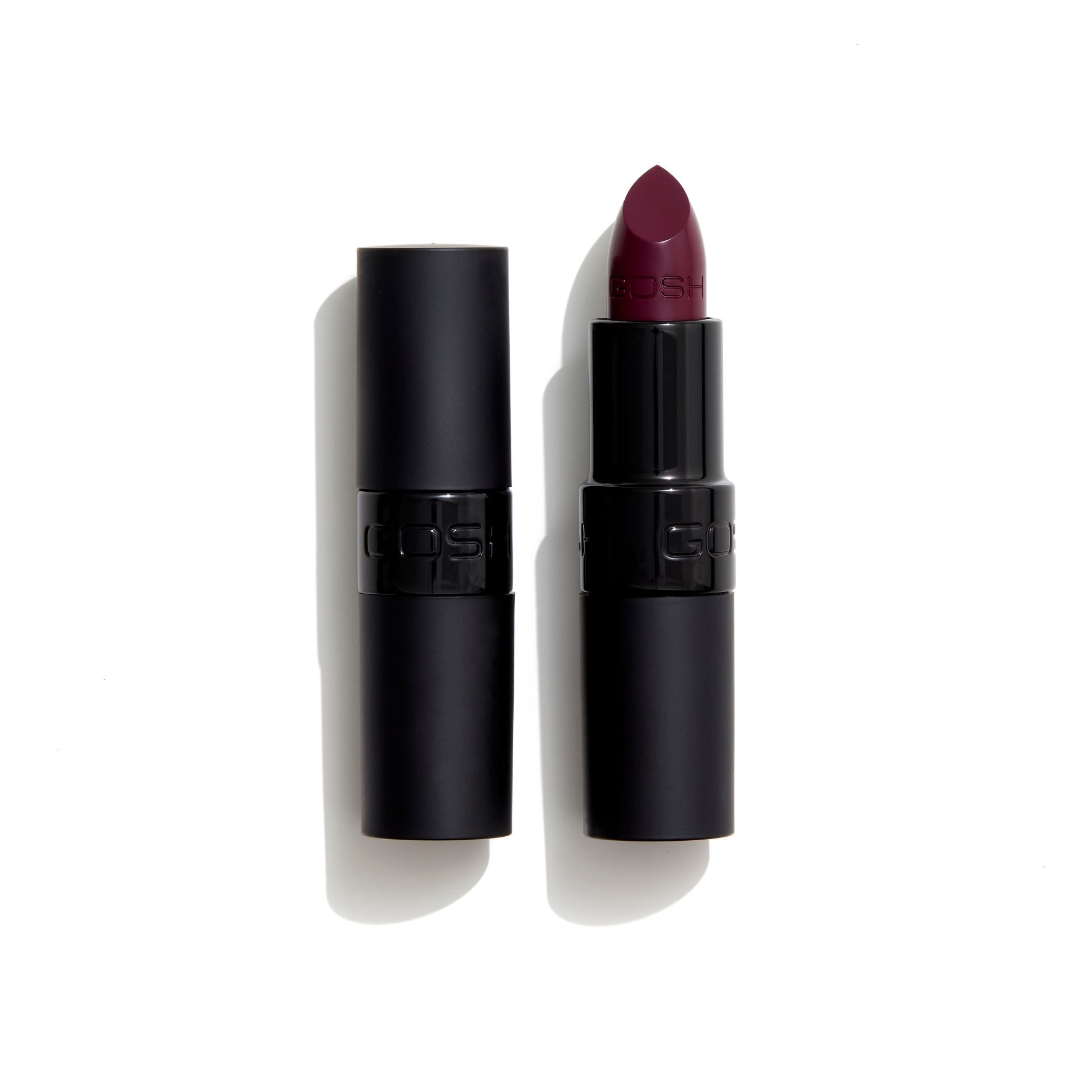 Gosh, Velvet Touch, Cream Lipstick, 008, Matt Plum, 4 g