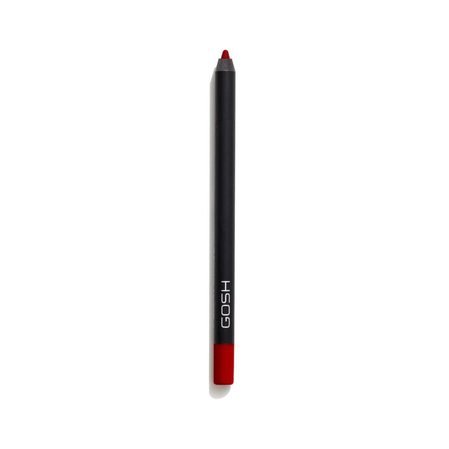 Gosh, Velvet Touch, Vegan, Waterproof, Contour, Lip Liner, 016, The Red, 1.2 g