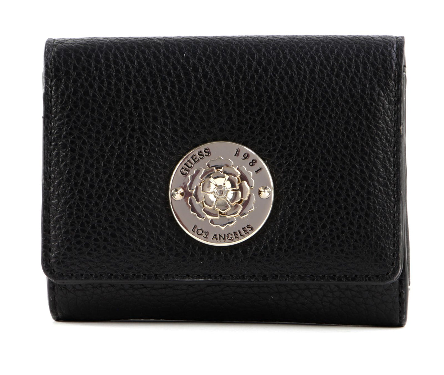Guess, Belle, Textile Wallet, Small, Black, For Women