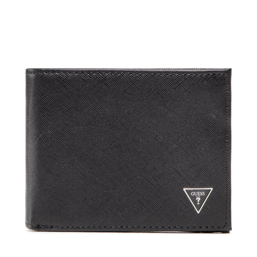 Guess, Certosa, Textile Wallet, SMCRTOLEA24, Black, For Men
