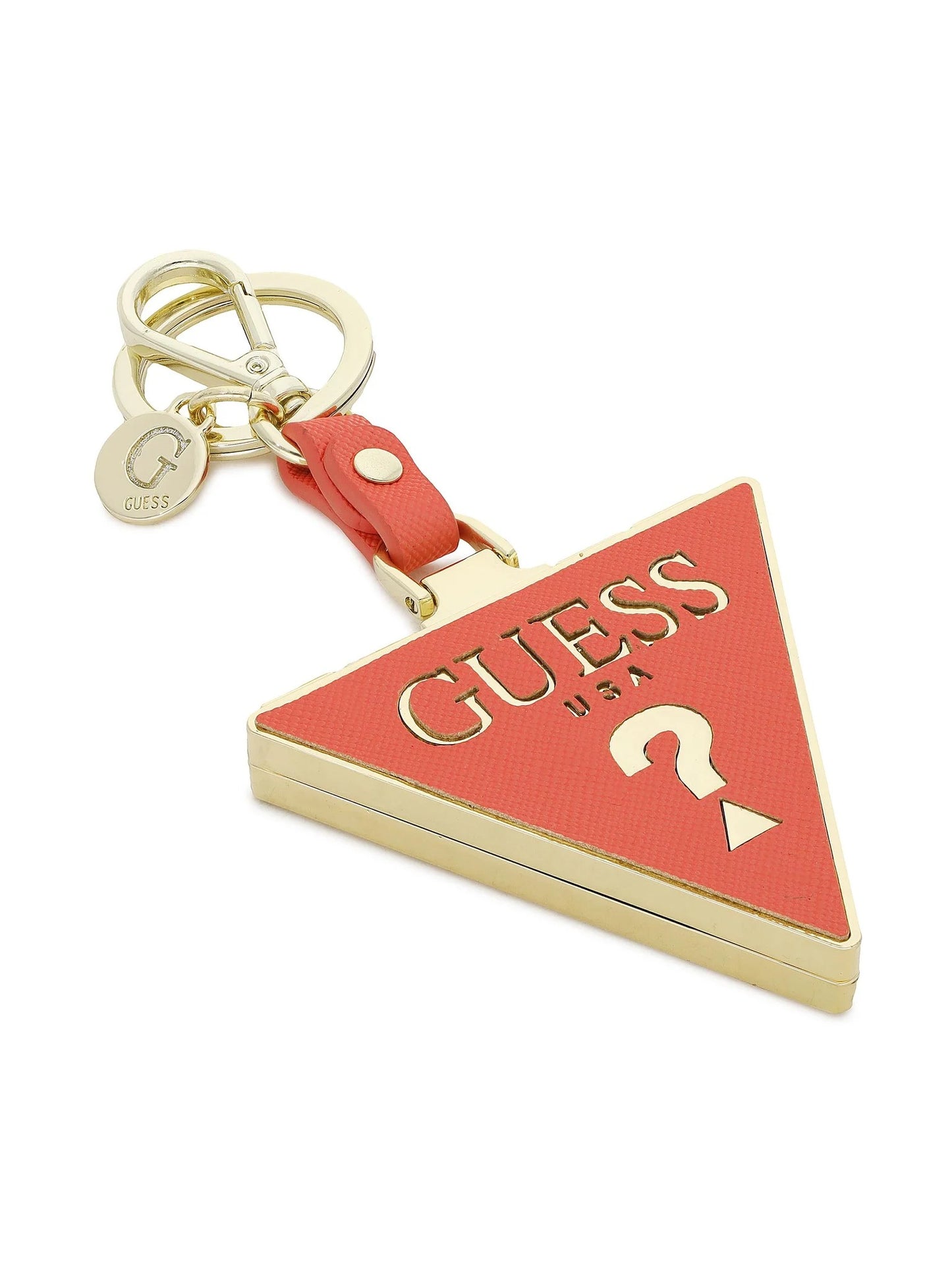 Guess, Guess, Metal Keyring, RW7424, Coral