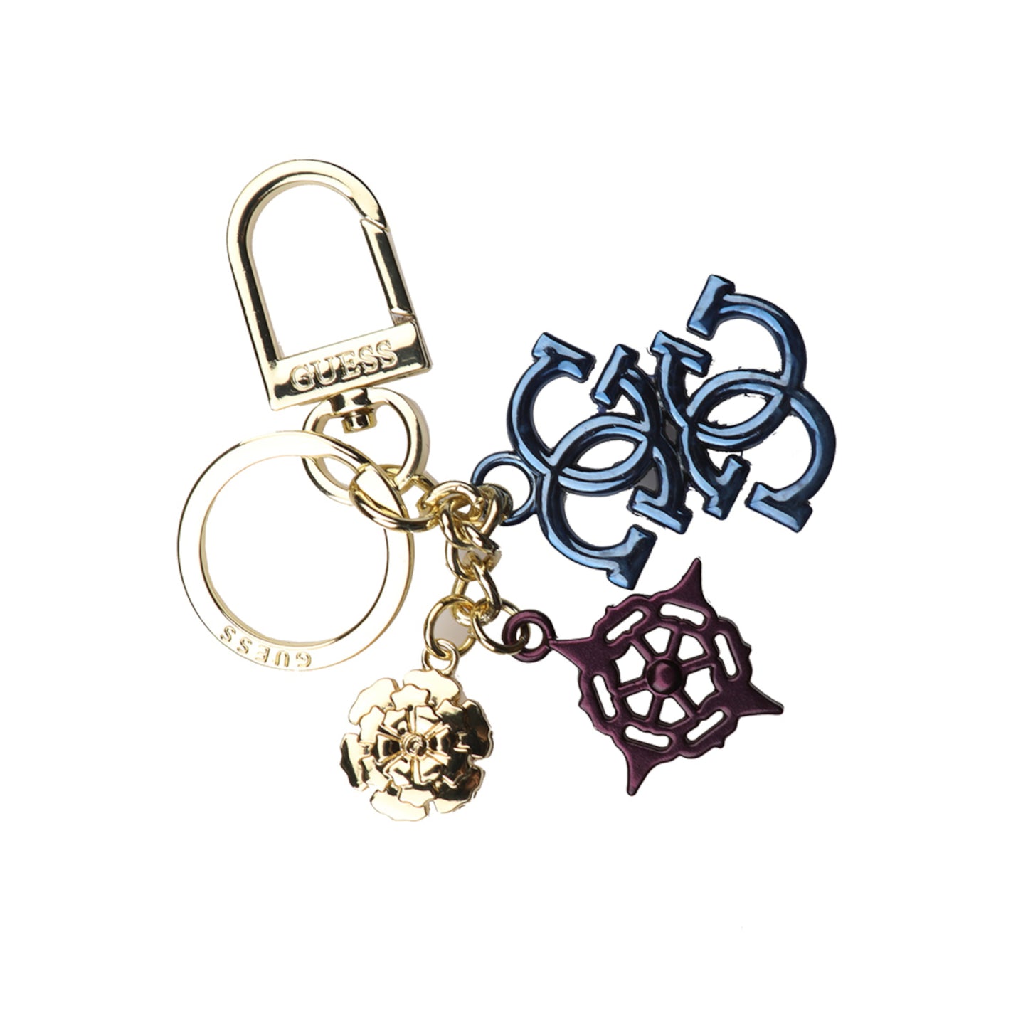 Guess, Guess, Multi, Metal Keyring, RW7427, Blue