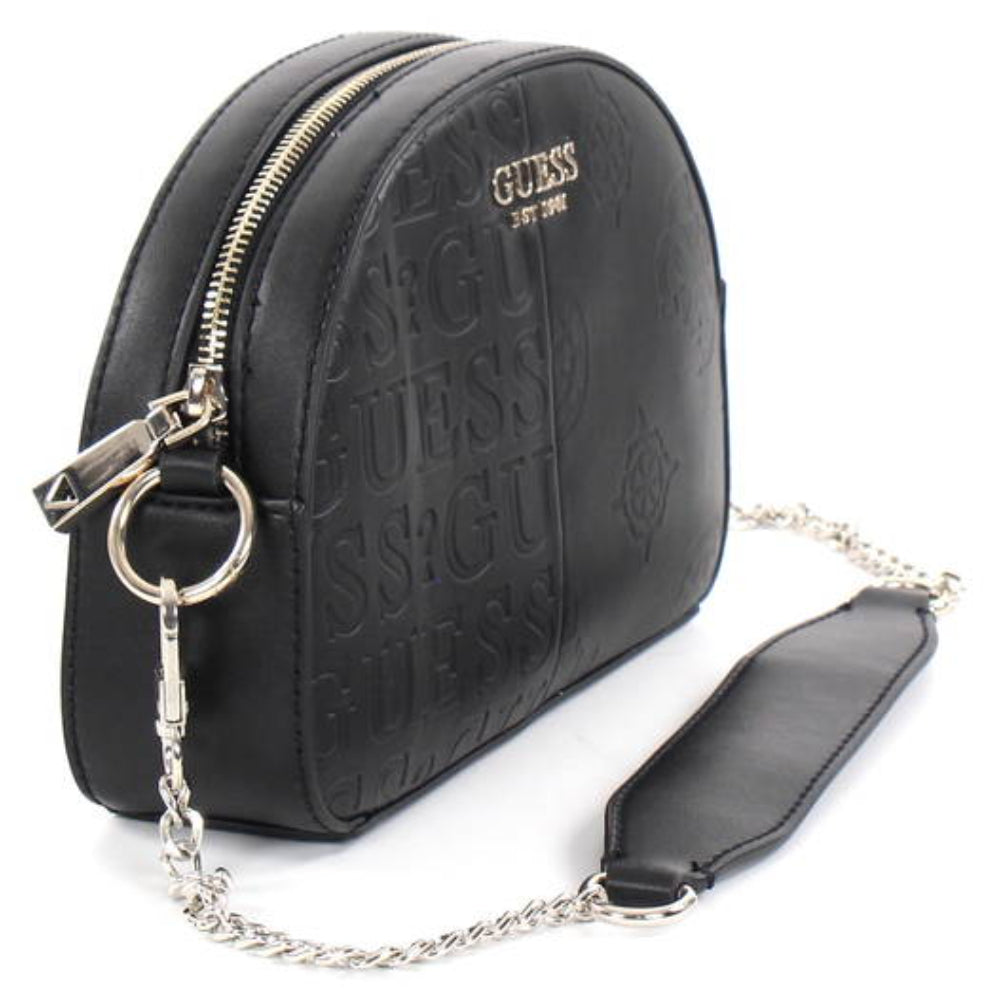 Guess, Kaylyn, Textile Crossbody Bag, Black, For Women