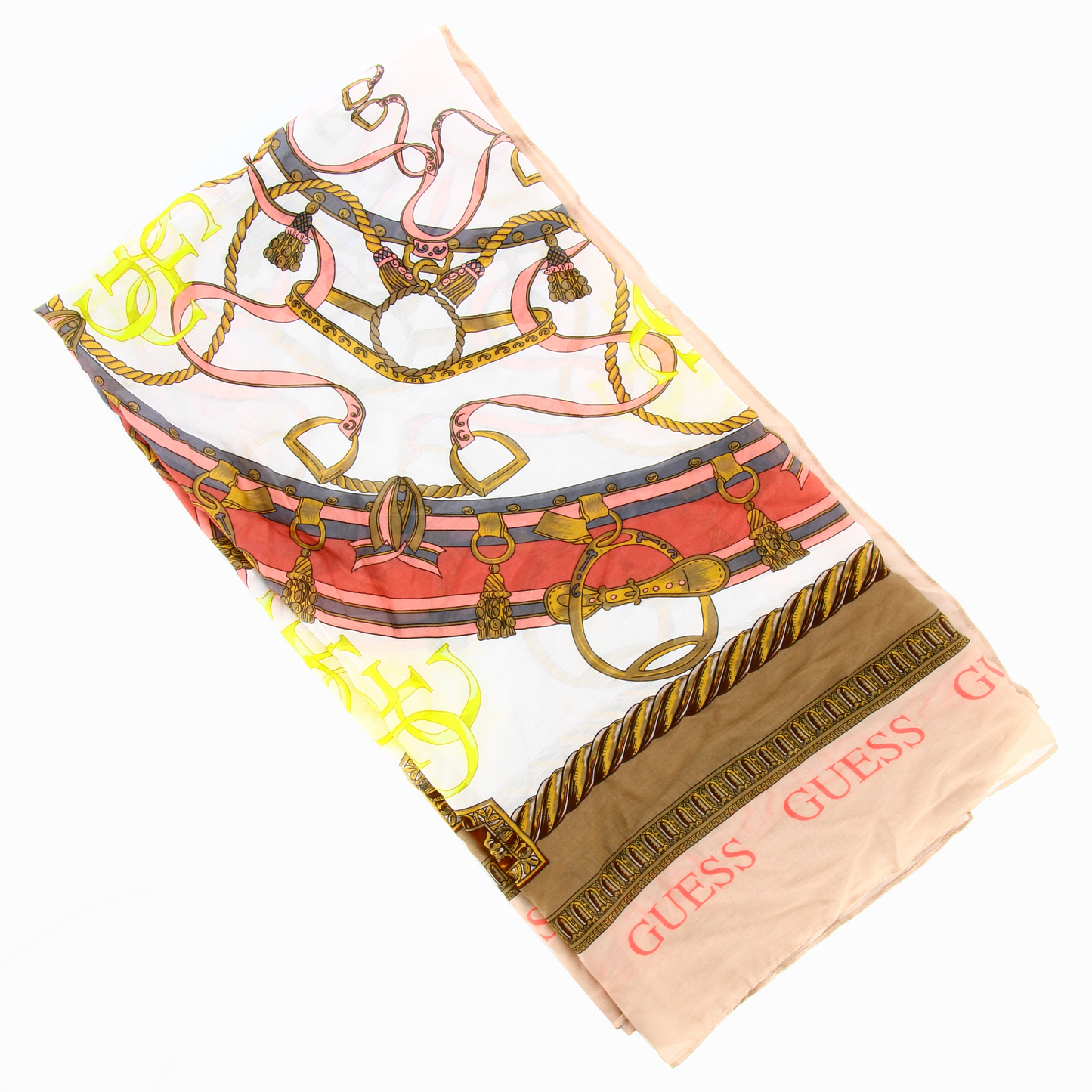 Guess, Kefiah, Textile Scarf, AW8800MOD03, 130 x 130 cm, For Women