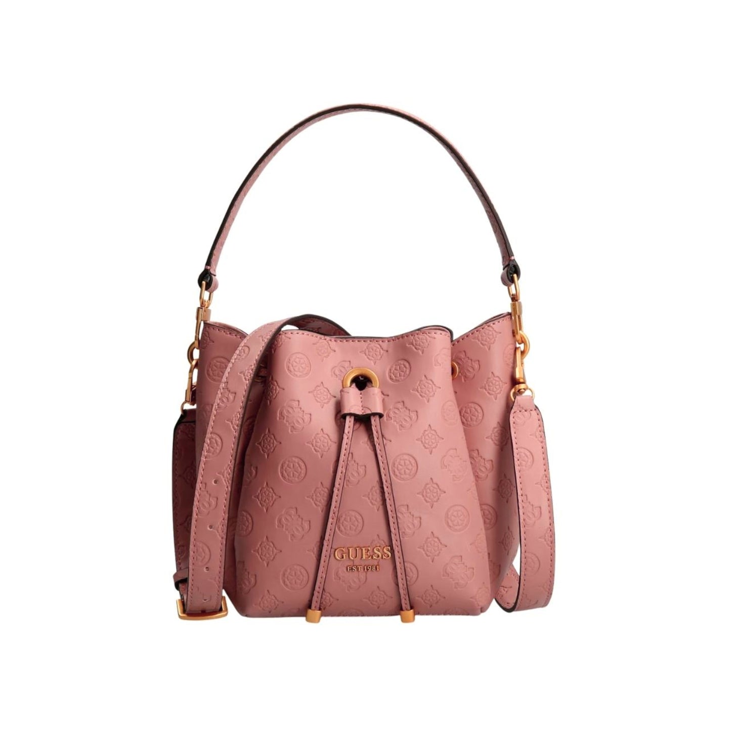 Guess, Zanelle, Synthetic Fabric, Textile Handbag, Biscuit, PA849201, 22 x 15 x 5 cm