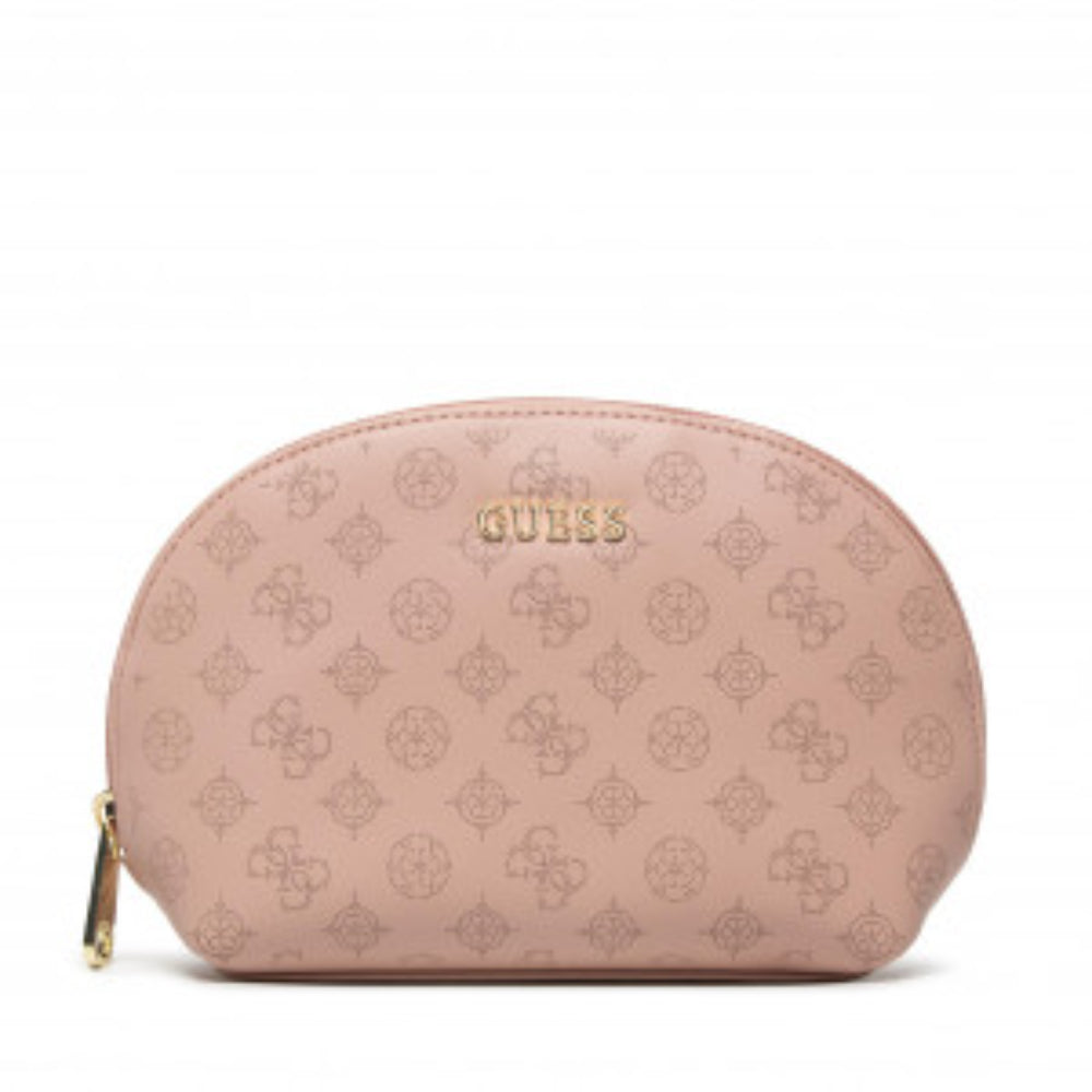 Guess, Textile Makeup Bag, Nude