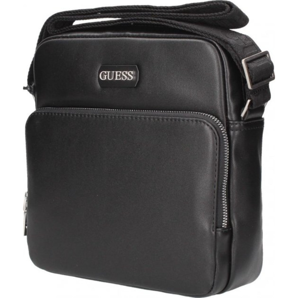 Guess, Torba, Textile Crossbody Bag, Black, 19 x 23 x 2 cm, For Men
